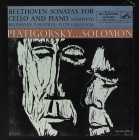 LM6120(3) Piatigorsky [c] Solomon (p) Beethoven Cello Sonatas