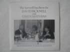 2XEB579 EMI Farwell luncheon for David Bickwell & Gwen Mathias